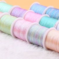 YOMDID Colorful Gold Silver Thread DIY Necklace Bracelet Handmade Thread Braided Rope Thread For Embroidery Crochet Bead String