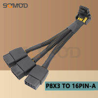 RTX40 ซีรีส์ 3x8pin 8PIN เลี้ยว 16Pin 12VHPWR ข้อต่อ 90 สายเชื่อมต่อกราฟิกการ์ดใหม่ .