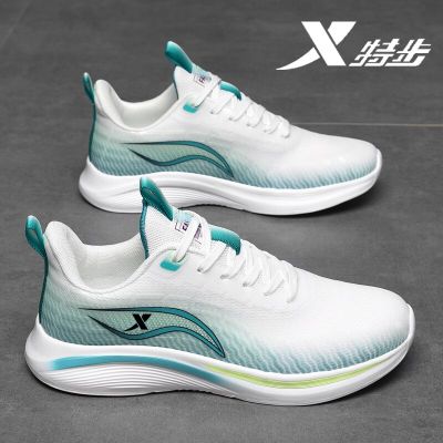 XTEP Sneakers Men Shoes Sport Breathable Lightweight Running Shoes Soft Sole Outdoor Fashion Mesh Casual Trainers New Summer