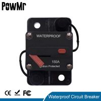 【YF】 PowMr 12V 24VDC 60A 80A 100A 150A 200A 250A 300A Black Color Home Solar System Waterproof Circuit Breaker Reset Fuse Inverter