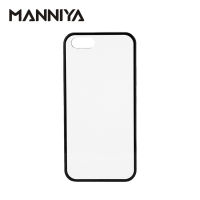 MANNIYA for iphone 5 5S SE Sublimation Blank rubber TPU phone case with Aluminum Inserts 10pcslot
