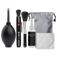 066A 6 in 1 Camera Cleaning Kit,Professional DSLR Lens Cleaning Tool with Portable Storage Bag Including Air Blower Lens Pen