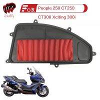 For KYMCO People 250 CT250 CT300 Xciting 300i Scooter Motorcycle Air Filter Motor Bike Intake Cleaner