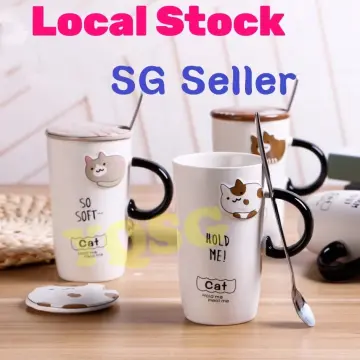 Cute Cartoon Ceramic Cat Cup | LIMITED STOCK