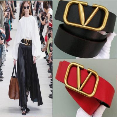 New Womens BeltsLeather Classic All Match Belt Dress Decorative Belt with Female V Belt 7cm Designer Belts Women High Quality