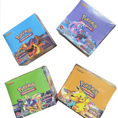 Anime 360Pcs Pokemon Cards Box Sun &amp; Moon Evolution Booster Box Chilling Reign English Pikachu Game Card Children Toys
