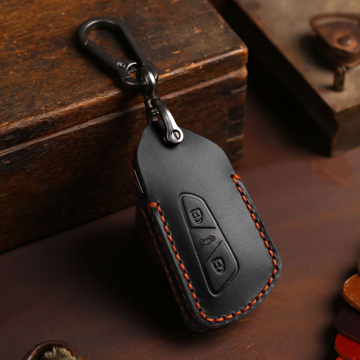 fob-car-key-case-cover-leather-keychain-holder-accessories-for-volkswagen-vw-golf-8-id-6x-id-4x-id-6-crozz-for-skoda-octavia-bag