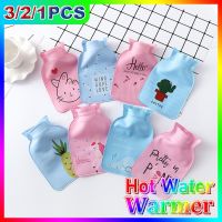 3 PCS Cute Cartoon Hot Water Bottle Hot Water Warmer Screw Portable Hand Warmer Water filling Hot water Bag Home Warming Product