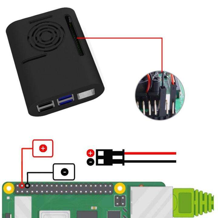 new-hot-fuchijin77-ชุดที่เก็บของอะแดปเตอร์สำหรับ-raspberry-pi-4เคส-rpi4อินเตอร์เฟซใหม่และพิมพ์-c-4b-พร้อมฮีทซิงค์พัดลมทำความเย็น-pi-4รุ่น