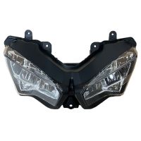 เหมาะสำหรับคาวาซากินินจา ZX6R ZX636 2019 2020 2021นินจา400 250 NINJA650 ZX250 ZX25R LED ส่วนประกอบไฟหน้ามอเตอร์ไซด์ไฟหน้า