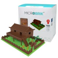 MICROBRIK : ตัวต่อ 3 มิติ บ้านทรงไทย ไซส์ M ราคาพิเศษ 495 บาท LD-372