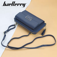 Baellerry New Womens Bag Korean Style Zip Tassel Long Wallet Multifunctional Crossbody Mobile Phone Bag For Women