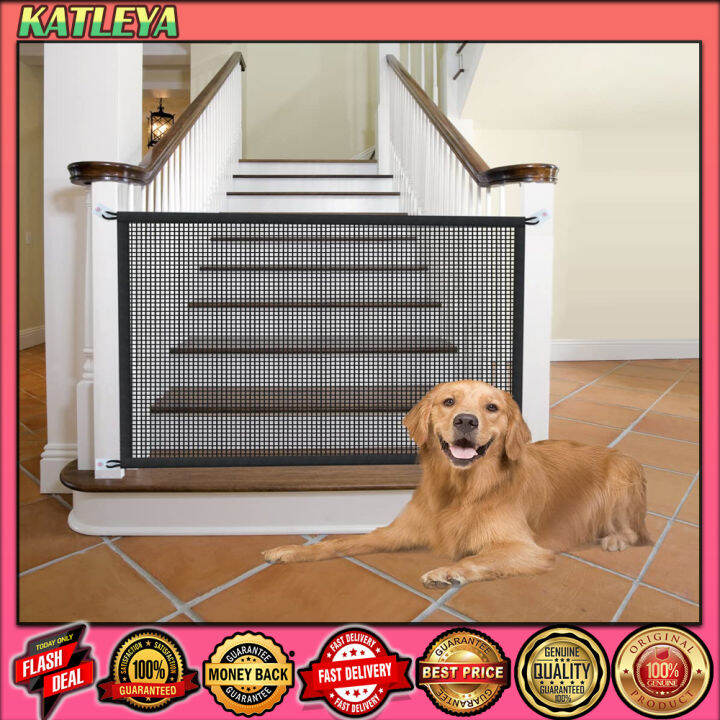 [Free Shipping] Original Magic Pet Gate for The House Providing a Safe Enclosure to Play and