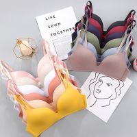 [HOT 2023] เซ็กซี่ไม่มีดันชุดชั้นในสตรี Bra Bra นักเรียนหญิง Breathable บาง Bras หญิง Breathable รวบรวมชุดชั้นใน