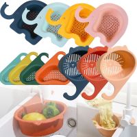 【CC】 Vegetables Drain Basket Faucet Filter Useful Pp Material Sink Strainer Cartoon Fruits And Tools