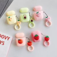۩♦ For Airpods 1/2 Case New Summer Fresh Fruit Airpod Protective Cover Apple Wireless Bluetooth Headset Box Soft Silicone Airpods