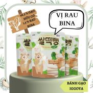 Bánh gạo HỮU CƠ Iggoya Hàn Quốc- vị rau Bina cho bé