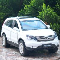 1:32รถฮอนด้า Crv Suv โมเดลรถโลหะผสมหล่อโลหะของเล่นรถจำลองของสะสมเสียงและเบา