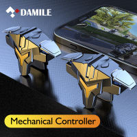 [2022อัพเกรด] DAMILE Trigger Controller L1 R1 Mobile Gaming Controller สำหรับ PUBG เกม Controller Trigger Gamepad L1R1 Gamepad ปุ่มจอยสติ๊ก PUBG Mobile Controller Pubg สำหรับ IPhone Android โทรศัพท์ A1