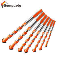 SunnyLady ดอกสว่านสว่านอเนกประสงค์6มม. 10ชิ้น,เครื่องมือมือรูเจาะสามเหลี่ยมสำหรับผนังกระเบื้องอิฐไม้