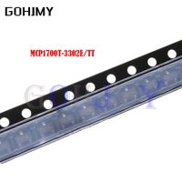 10PCS MCP1700T-3302E/TT SOT-23 MCP1700T SOT23 MCP1700T-3302 SMD MCP1700T MCP1700 IC ของใหม่