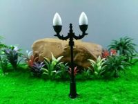 [COD] Durable 6 v 1 w 50 model garden lamppost HO scale of 1:100 single head andulb m bubble