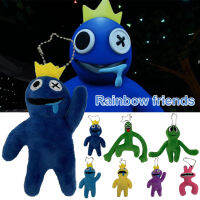 Fancy【คลังสินค้าพร้อม】10ซม. Robloxed Rainbow Friends พวงกุญแจยัดไส้ของเล่นตุ๊กตาของขวัญสำหรับเด็กแขวนจี้ตุ๊กตาคริสต์มาสของขวัญวันเกิดตุ๊กตา