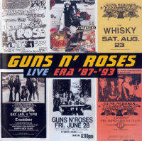 CD Audio เพลงสากล Guns N Roses อัลบั้มแสดงสดที่ดีที่สุด Live Era 87-93 [1999] บันทึกจากแผ่นแท้ คุณภาพเสียง 100% [2แผ่น]