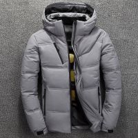 Winter Mens Down Jacket Hooded Puffer s Men Padded Coat Male Fashion Casual Outerwear Outdoor Solid Color Warm