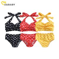 ● Ma amp;Baby 0 3Y Toddler Infant Kid Baby Girls Swimsuit Dot Print Bikinis Sets Summer Newborn Girls Swimwear Beachwear Bathing Suit