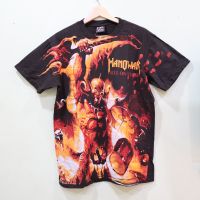 เสื้อวง Manowar OVP โอเวอร์ปริ้น แนววินเทจ สกรีนทั้งตัว ผ้าฝอกสีเฟด เสื้อOVP เสื้อวงดนตรีต่างประเทศ เสื้อวงร๊อค