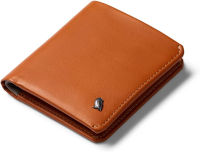 Bellroy Coin Wallet (Slim Coin Wallet, Bifold Leather Design, Holds 4-8 Cards, Magnetic Closure Coin Pouch) One Size Terracotta