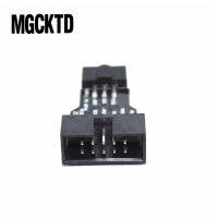 50pcs, 10 PIN ถึง6 PIN ADAPTER BOARD สำหรับ AVRISP MKII USBASP STK500คุณภาพสูง