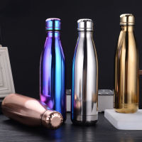 304 Stainless Steel Vacuum Flask Double Wall Insulated Airless Bottle Leak-proof Bottle Sports Gym Fitness Sports Bottle