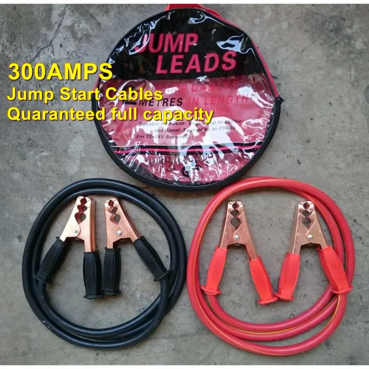300Amp Heavy Duty Jump Start Cables Booster Cables Lazada