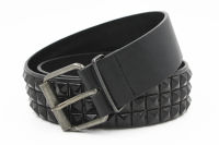 Black Fashion Rhinestone Rivet Belt Men&amp;Womens Studded Belt Punk With Pin Buckle Free Shipping