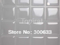 25.4mm Square Clear Domed Epoxy Seal 3D Crystal Clear Epoxy Adhesive Circles Sticker DIY Jewelry Pendants Crafts