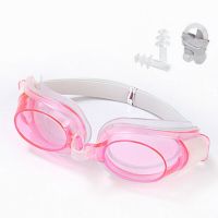 Childrens Swimming Goggles Anti-Fog Anti-Leakage UV Protector Soft Silicone Nose Bridge Prescription Swim Glasses for Kids Goggles