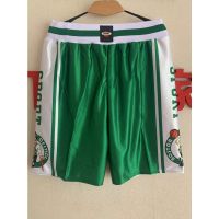 Hot Newest Top-quality New arrival 2022 2023 Newest shot goods Most popular 22/23 Top quality Ready Stock High quality 2022 new mens Nba Boston Celtics 33 Larry Bird Basketball shorts pants Mercerized printing green