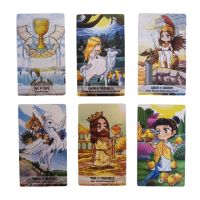 Tarot Card Size 12X7cm A Guide To Psychic Tarot Reading Prophecy Divination Real Tarot Card Meanings Cards For Party Game