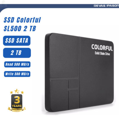 ลด 50% (พร้อมส่ง)COLORFUL SSD SL500 ขนาด 2TB (500/450 MB/s) รับประกัน 3 ปี โดย Devas IPASON(ขายดี)