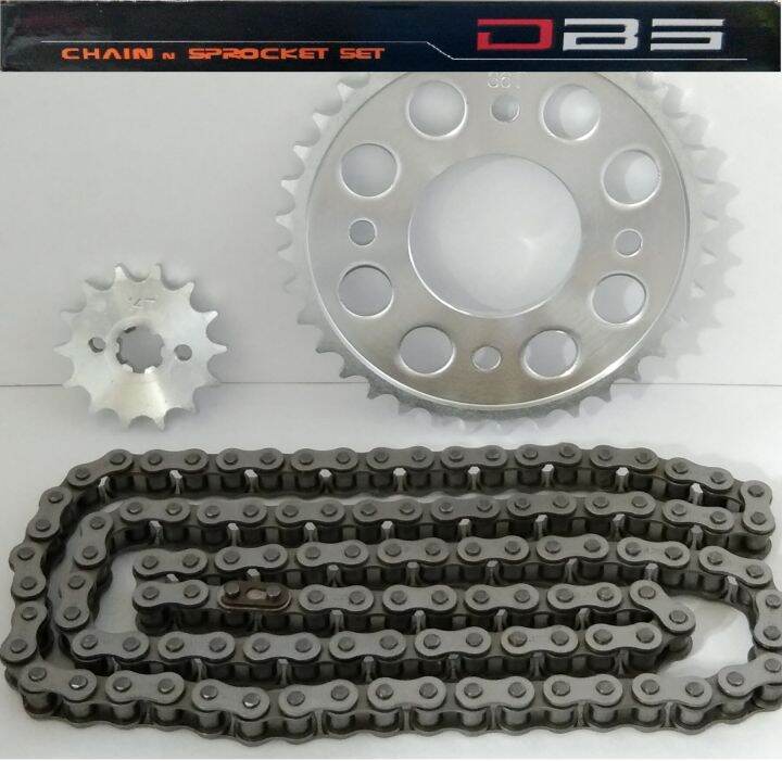 DBS EVERACE CHAIN AND SPROCKET SET [XRM,WAVE,BEAT,DASH] [34/14T] [36