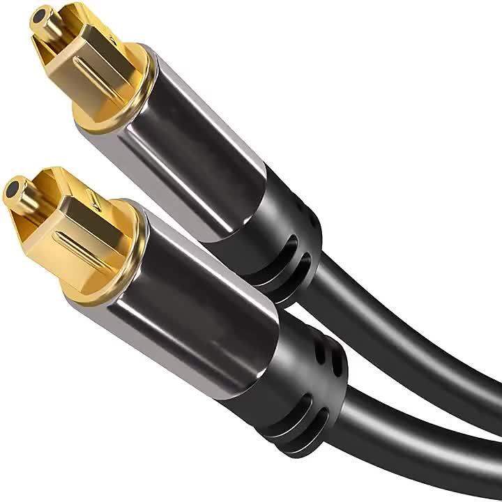 Digital Optical Fiber Cable GoldPlated Square Port Audio Cable Home