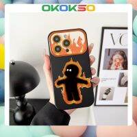 [Okso] ใหม่ เคสโทรศัพท์มือถือแบบนิ่ม กันกระแทก ลายการ์ตูนเปลวไฟ วายร้าย สําหรับ OPPO Reno9 Reno8 Reno7pro reno6 5