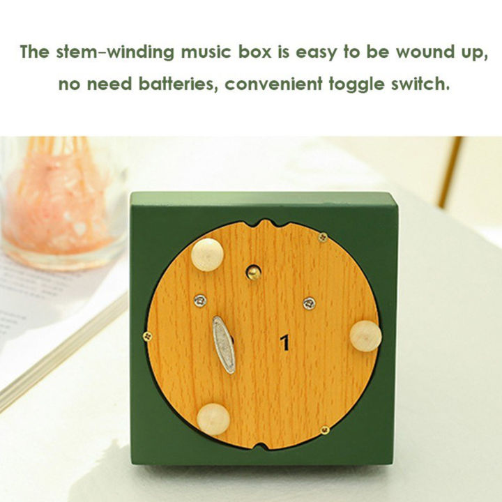ไม้คลาสสิค-ccarte-ไขลานกล่องดนตรีเล่นเมโลดี้สำหรับเด็กวันเกิดของครอบครัว