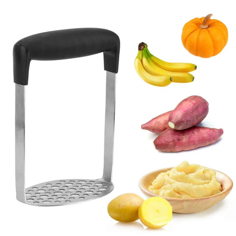 Kitchen Gadgets Stainless Steel Potato Mud Pressure Mud Machine Potatoes  Masher Ricer Fruit Vegetable Tools Accessories