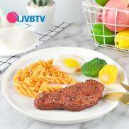 IJVBTV Chơi giả vờ Mô hình bít tết giả Món ăn phương Tây Đồ chơi nấu ăn Đồ