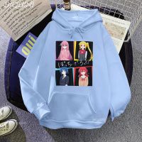 Bocchi The Rock Hoodies For Men Woman Japanese Anime Funny Printed Winter Sweatshirt Unisex Female Clothing Harajuku Sudaderas Size Xxs-4Xl