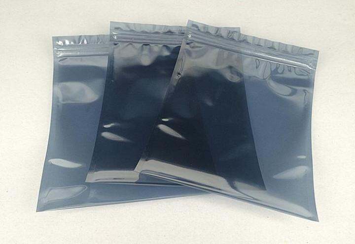 100pcs-anti-static-shielding-zip-lock-bag-resealable-esd-anti-static-instrument-chip-electronic-accessories-battery-usb-pouches