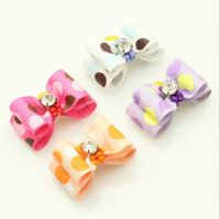 Wholesale Products Hand Made Dog Grooming Hair Bows Grooming Doggie Boutique 50PCSLOT